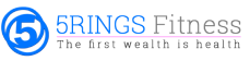 5 Rings Fitness Logo